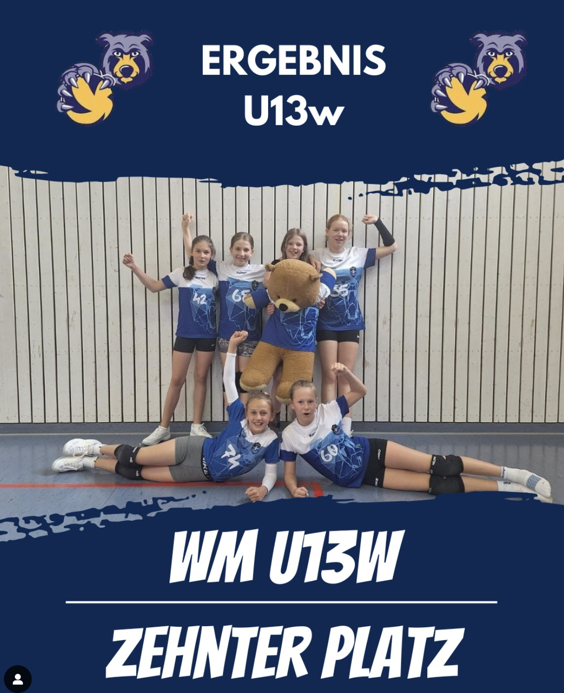 Blaubären TSV Flacht: Guter 10. Platz bei der WM U13w